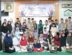 Kapolres Way Kanan Gelar Bukber dan Santuni Anak Yatim Piatu