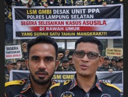 GMBI Soroti Lambannya Penanganan Kasus Asusila Anak, Desak PPA Polres Lampung selatan Bertindak Cepat