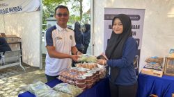 Bazar Produk Warga Binaan, Telur Ayam dan Roti Produksi Lapas Way Kanan Laris Terjual.
