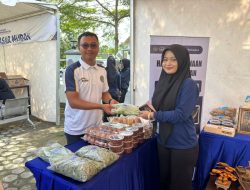 Bazar Produk Warga Binaan, Telur Ayam dan Roti Produksi Lapas Way Kanan Laris Terjual.