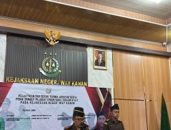 Rotasi Jabatan di Kejari Way Kanan, Mahmuddin Mahan Tekankan Profesionalitas